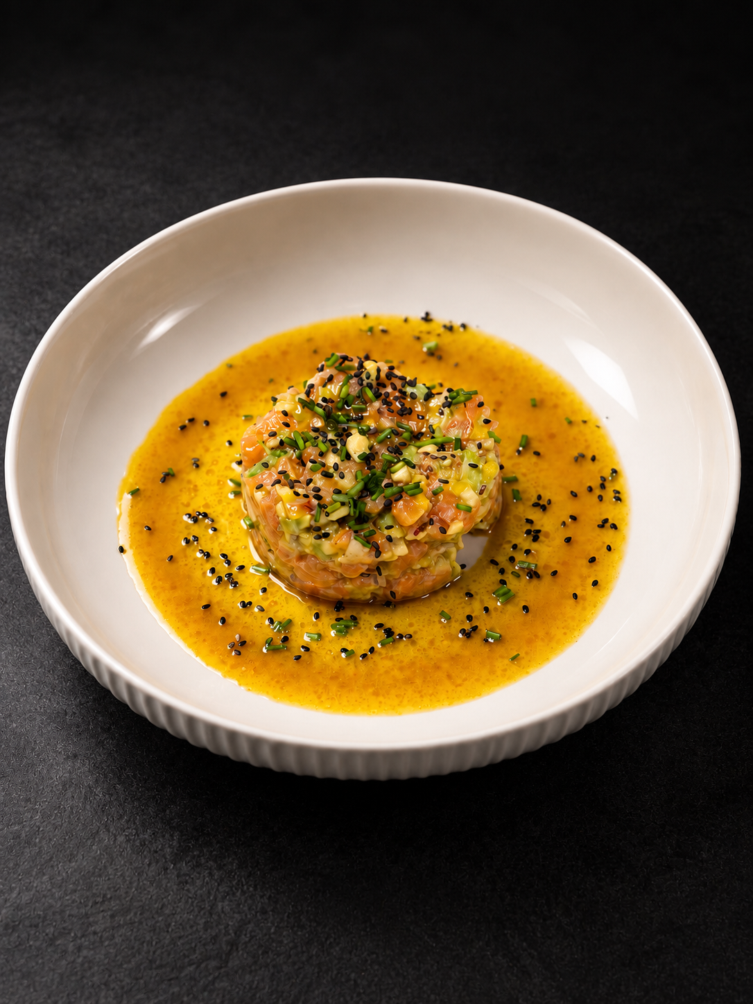 Nuestro tartar de salmon